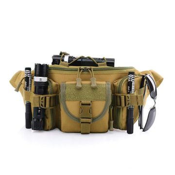 Army fan bag men's sports outdoor large-capacity waterproof tactics waist bag  cycling travel running multi-function chest bag